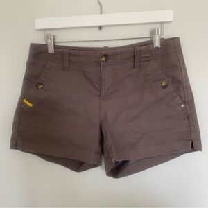 LOLE Athletic Brown Taupe Cargo Casual Walking Shorts Sz 6